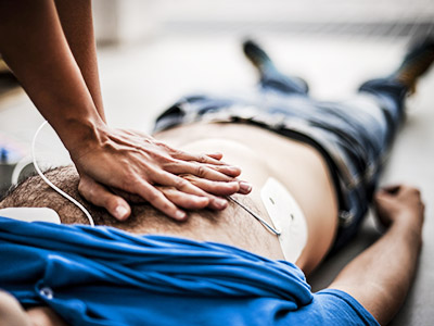 Empfang im Krankenhaus